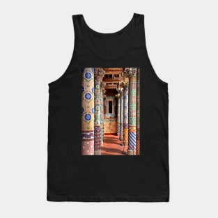 A colorful balcony in Barcelona Tank Top